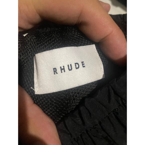 Rhude Reflective Accent Black and Blue Shorts Size Small - Picture 6 of 7